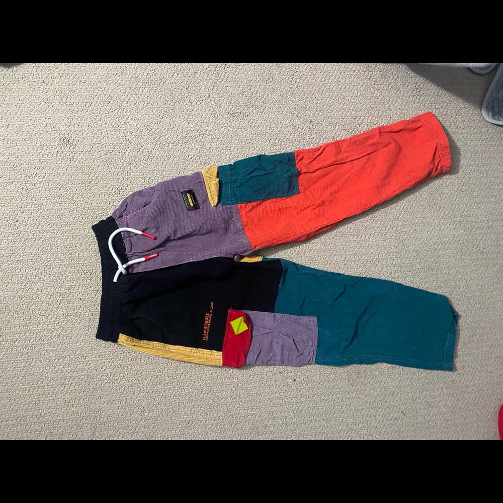 coursemys vintage patchwork pants